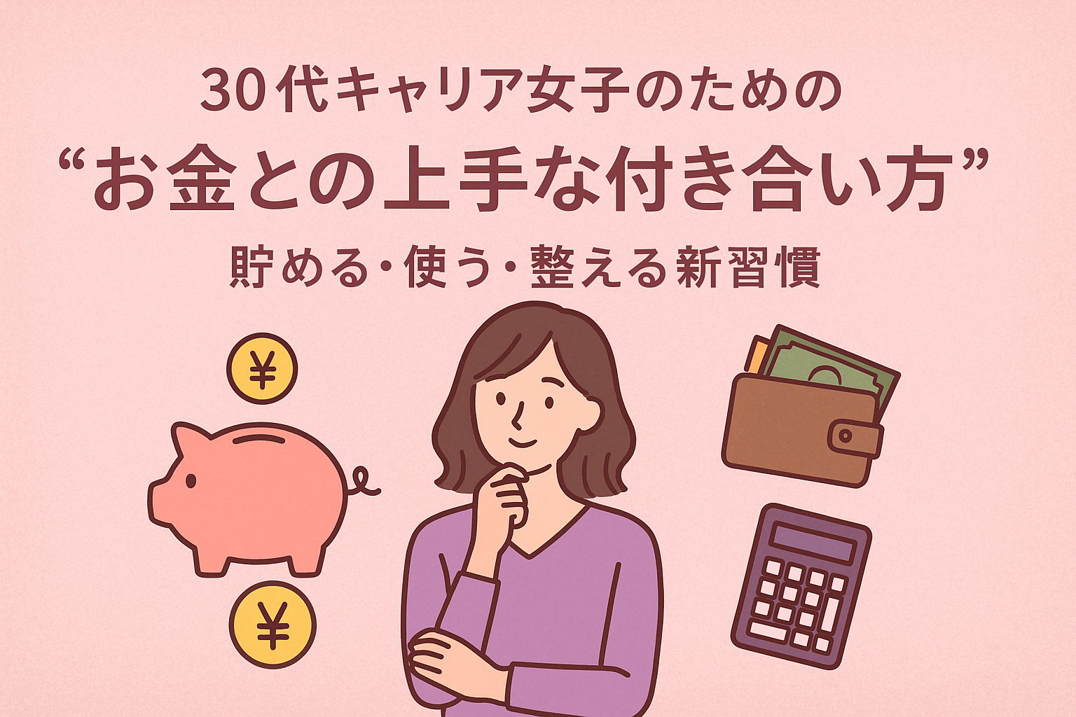 30代キャリア女子のための“お金との上手な付き合い方”|貯める・使う・整える新習慣